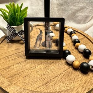 Evian Bottle Earrings